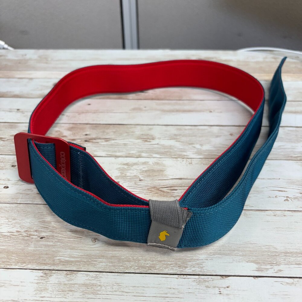 COTOPAXI Size Large Blue (Teal and red) Canvas Utility Belt Semi Structured